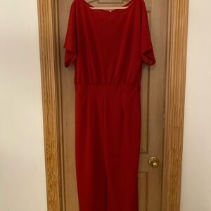 Elegant Red Jumpsuit